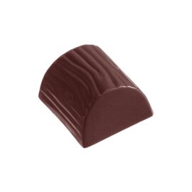 chocolate mould  • rectangular  • halfround | 24-cavity | mould size 30 x 27 x H 16 mm  L 275 mm  B 135 mm product photo
