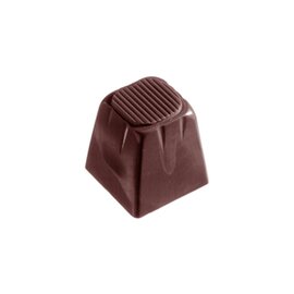 chocolate mould  • square | 24-cavity | mould size 26 x 26 x H 28 mm  L 275 mm  B 135 mm product photo