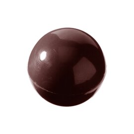 chocolate mould  • half-sphere | 24-cavity | mould size Ø 30 mm  L 275 mm  B 135 mm product photo