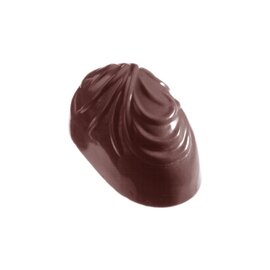 chocolate mould  • oval | 24-cavity | mould size 41 x 24 x H 22 mm  L 275 mm  B 135 mm product photo