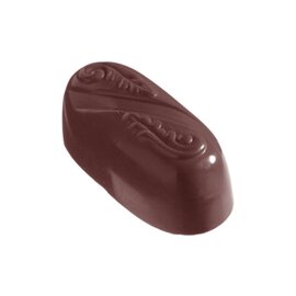 chocolate mould  • oval | 16-cavity | mould size 59 x 27 x H 21 mm  L 275 mm  B 135 mm product photo