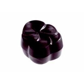 chocolate mould  • cloverleaf | 24-cavity | mould size 30 x 29 x H 11 mm  L 275 mm  B 135 mm product photo
