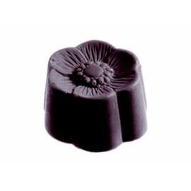 chocolate mould  • flower | 24-cavity | mould size Ø 31 x 17 mm  L 275 mm  B 135 mm product photo
