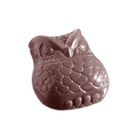 chocolate mould  • owl | 10-cavity | mould size Ø 47 x 13 mm  L 275 mm  B 135 mm product photo