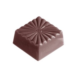 chocolate mould  • square | 24-cavity | mould size 26 x 26 x H 13 mm  L 275 mm  B 135 mm product photo