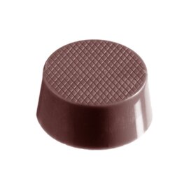 chocolate mould  • round | 24-cavity | mould size Ø 30 x 12 mm  L 275 mm  B 135 mm product photo