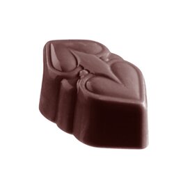 chocolate mould  • double heart | 24-cavity | mould size 40 x 23 x H 17 mm  L 275 mm  B 135 mm product photo