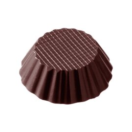 chocolate mould  • round  • tartlet | 10-cavity | mould size Ø 44 x 13 mm  L 275 mm  B 135 mm product photo