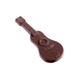 chocolate mould  • guitar | 8-cavity | mould size 93 x 35 x H 6 mm  L 275 mm  B 135 mm product photo