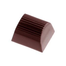 chocolate mould  • rectangular  • halfround | 24-cavity | mould size 29 x 25 x H 19 mm  L 275 mm  B 135 mm product photo