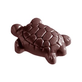 chocolate mould  • turtle | 15-cavity | mould size 50 x 35 x H 12 mm  L 275 mm  B 135 mm product photo