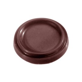 chocolate mould  • round | 18-cavity | mould size Ø 39 x 8 mm  L 275 mm  B 135 mm product photo