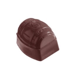 chocolate mould  • oval | 24-cavity | mould size 32 x 28 x H 23 mm  L 275 mm  B 135 mm product photo