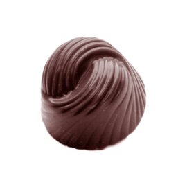 chocolate mould  • half-sphere | 24-cavity | mould size Ø 30 x 16 mm  L 275 mm  B 135 mm product photo