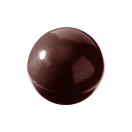 chocolate mould  • half-sphere | 24-cavity | mould size Ø 20 mm  L 275 mm  B 135 mm product photo