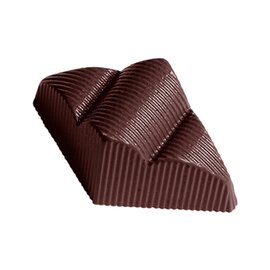 chocolate mould  • rhombus | 21-cavity | mould size 45 x 27 x H 18 mm  L 275 mm  B 135 mm product photo