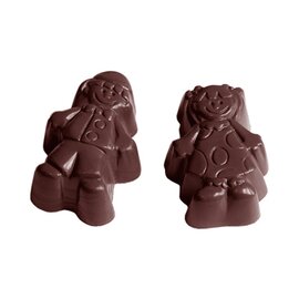 chocolate mould  • clown | 21-cavity | mould size 39 x 28 x H 15 mm  L 275 mm  B 135 mm product photo