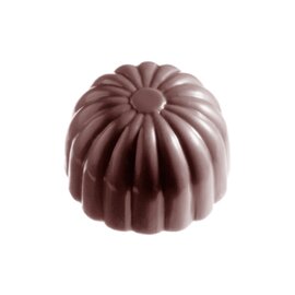 chocolate mould  • half-sphere | 24-cavity | mould size Ø 28 x 19 mm  L 275 mm  B 135 mm product photo