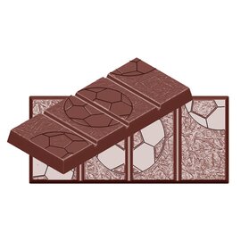 chocolate mould  • rectangular  • board | 4-cavity | mould size 114 x 50 x H 9.5 mm  L 275 mm  B 135 mm product photo