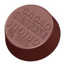 chocolate mould  • round | 21-cavity | mould size Ø 30 x 12 mm  L 275 mm  B 135 mm product photo