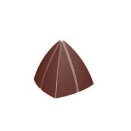 chocolate mould  • pyramide | 21-cavity | mould size 31 x 31 x H 27 mm  L 275 mm  B 135 mm product photo