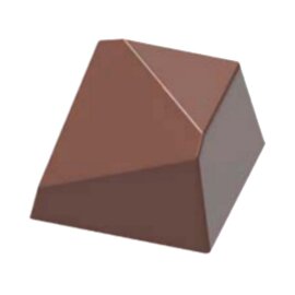 chocolate mould  • square | 21-cavity | mould size  27.6 x 27.6 x H 17.2 mm  L 275 mm  B 135 mm product photo