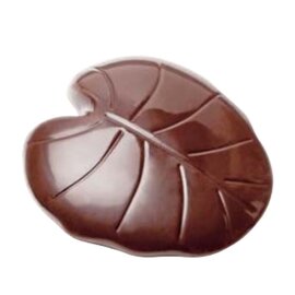 chocolate mould  • leaf | 18-cavity | mould size 37.5 x 34.5 x H 6 mm  L 275 mm  B 135 mm product photo