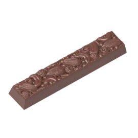 chocolate mould  • rectangle | 8-cavity | mould size 116,5 x 22,5 x 15 mm  L 275 mm  B 135 mm product photo  L