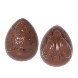 chocolate mould  • Easter egg | 6-cavity | mould size 72 x 55 x H 35 mm  L 275 mm  B 135 mm product photo