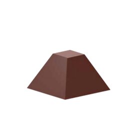 chocolate mould  • pyramide | 21-cavity | mould size 27.5 x 27.5 x 17 mm  L 275 mm  B 135 mm product photo