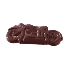 chocolate mould  • motorbike | 6-cavity | mould size 117 x 48 x H 12 mm  L 275 mm  B 175 mm product photo