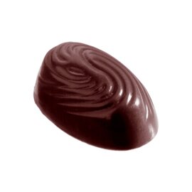 chocolate mould  • oval | 32-cavity | mould size 36 x 23 x H 14 mm  L 275 mm  B 135 mm product photo