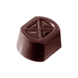 chocolate mould  • oval | 36-cavity | mould size 29 x 23 x H 14 mm  L 275 mm  B 175 mm product photo