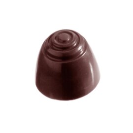 chocolate mould  • round | 72-cavity | mould size Ø 18 x 15 mm  L 275 mm  B 135 mm product photo