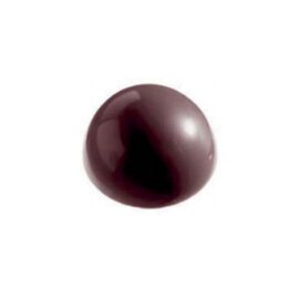 chocolate mould  • half-sphere | 6-cavity | mould size 80 x 40 mm  L 275 mm  B 175 mm product photo