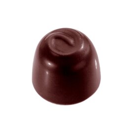 chocolate mould  • half-sphere  • round | 32-cavity | mould size Ø 28 x 22 mm  L 275 mm  B 175 mm product photo