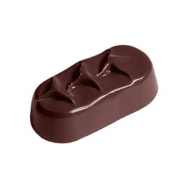 chocolate mould  • oval | 12-cavity | mould size 60 x 29 x H 19 mm  L 275 mm  B 135 mm product photo