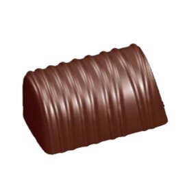 chocolate mould  • half cylinder | 32-cavity | mould size 34.5 x 25.7 x H 17 mm  L 275 mm  B 135 mm product photo