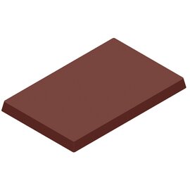 chocolate mould  • rectangular | 4-cavity | mould size 85 x 55 x H 6 mm  L 275 mm  B 135 mm product photo