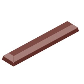 chocolate mould  • rectangular | 12-cavity | mould size 80 x 15 x H 7 mm  L 275 mm  B 135 mm product photo