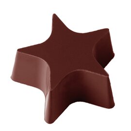 chocolate mould  • star | 18-cavity | mould size 32 x 32 x H 15 mm  L 275 mm  B 135 mm product photo