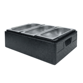 ice cream transport box TOP-BOX ICE 3 EPP black 26.4 ltr | 600 mm x 400 mm H 270 mm product photo
