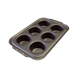 6-cavity muffin mould  • muffin  • halloween | 6-cavity | mould size Ø 62 mm  L 290 mm  B 190 mm product photo