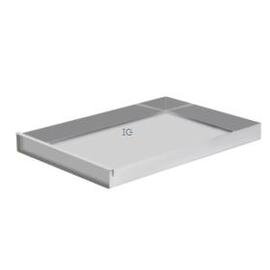 tray cake sheet stainless steel 1 mm  L 580 mm  B 100 mm  H 50 mm product photo
