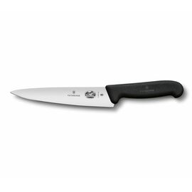 carving knife FIBROX black | blade length 19 cm | smooth cut product photo
