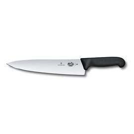 carving knife FIBROX black | blade length 25 cm | smooth cut product photo