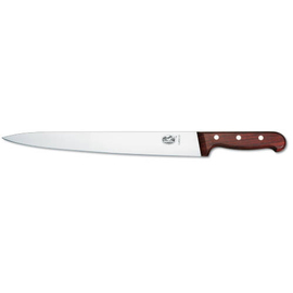 ham slicing knife HOLZ smooth cut  | riveted | brown | blade length 30 cm product photo