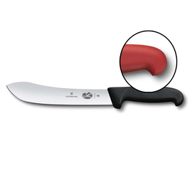 slaughtering knife FIBROX red | blade length 25 cm | smooth cut product photo