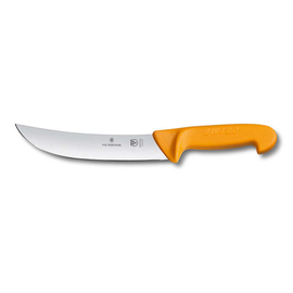 slaughtering knife SWIBO yellow | blade length 26 cm | curved | smooth cut product photo