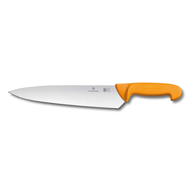 carving knife SWIBO yellow | blade length 26 cm stiff | straight | smooth cut product photo